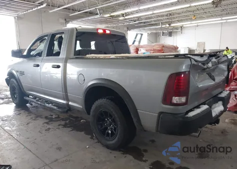 2021 Ram 1500 Classic Warlock 4X4 6'4 Box z USA, uszkodzony, nr VIN 1C6RR7GT8MS583747